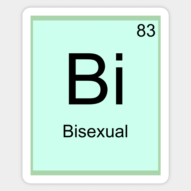 Bisexual Element Sticker by Bumblebi